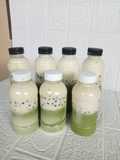 Creamy Matcha Sago Puding Sedot