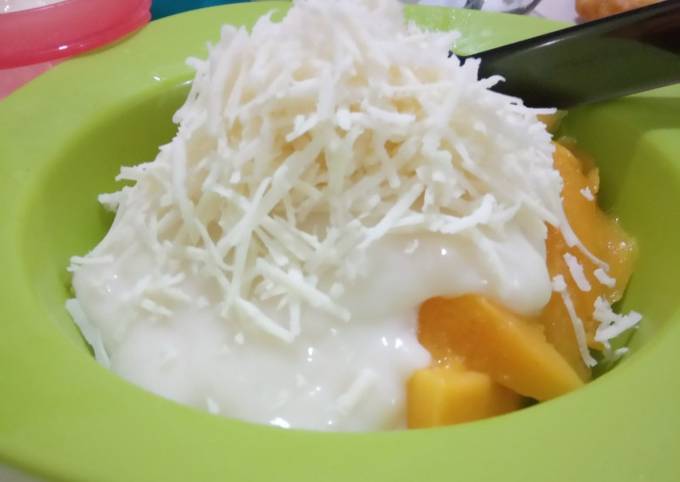 Mangga siram vla susu