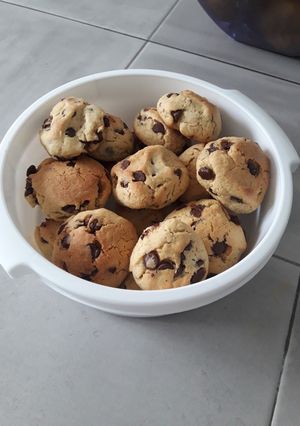 Una foto de Galletas con pinquitas de chocolate