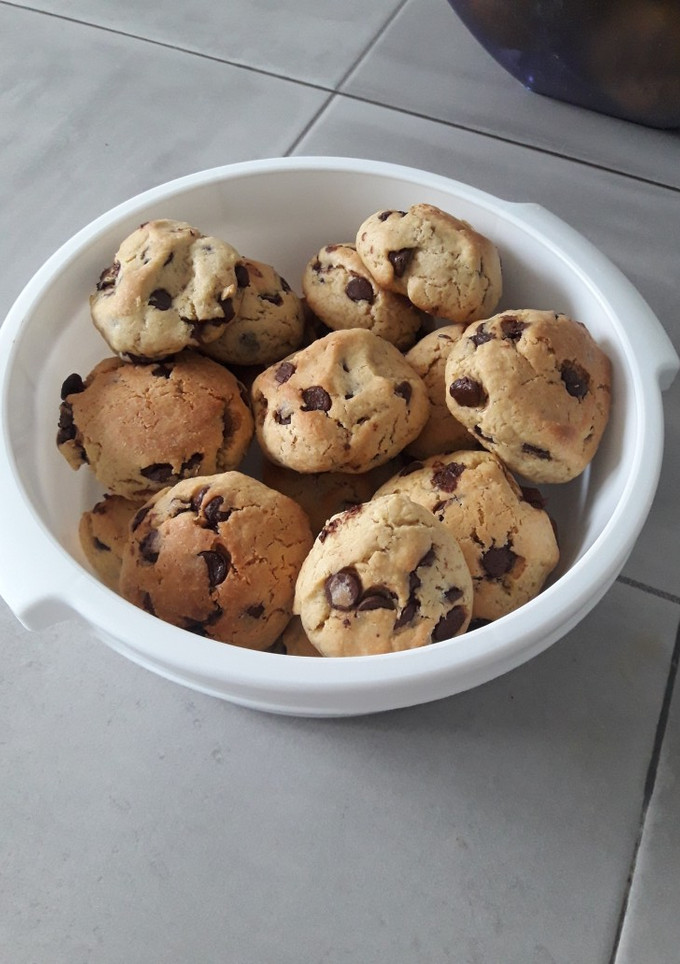 Una foto de Galletas con pinquitas de chocolate