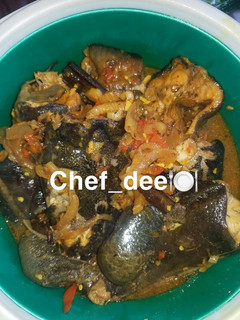 A picture of Catfish soup.