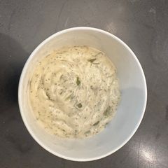A picture of Home Made TarTar Sauce.