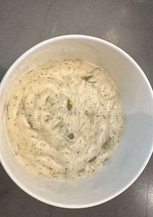 A picture of Home Made TarTar Sauce.
