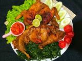 Ayam bakar teflon bumbu rujak
