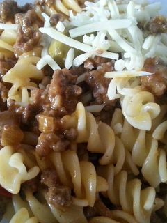 Una foto de Pasta a la boloñesa