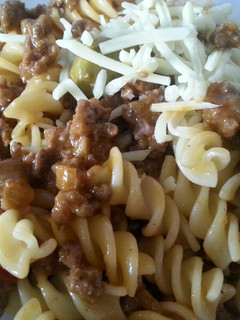 Una foto de Pasta a la boloñesa