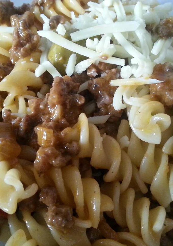 Una foto de Pasta a la boloñesa