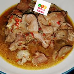 A picture of Gizzard pepper soup.