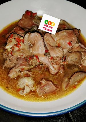 A picture of Gizzard pepper soup.