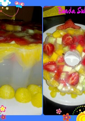 Foto resep Puding Buah