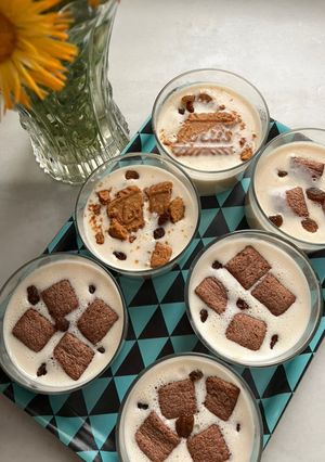 Una foto de Natillas de leche merengada, para después del baile
