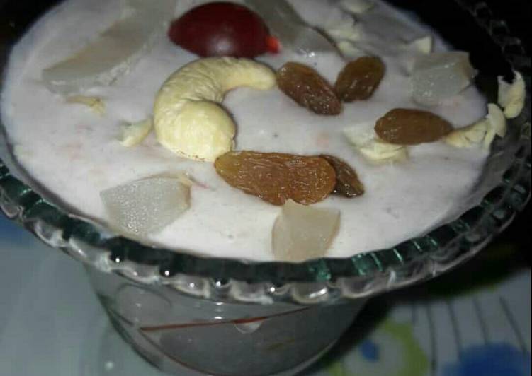 Recipe of Perfect Coconut dry fruits smoothie