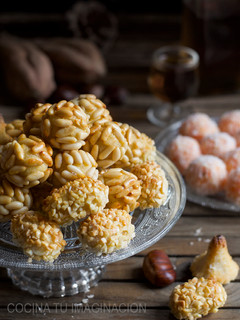 Una foto de Panellets de patata y zanahoria