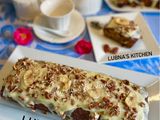 BANANA cake with cream cheese frosting :