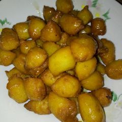 A picture of Luqaimat(Arabic sweetball).