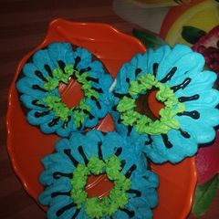 A picture of Flower doughnuts.