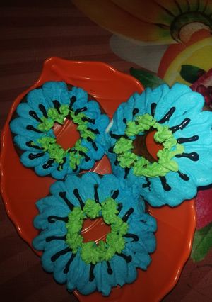A picture of Flower doughnuts.