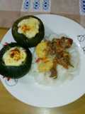 Zapallito relleno de carne