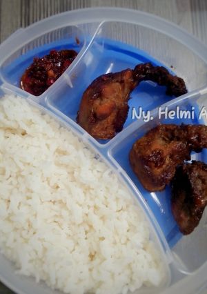 Foto resep Bekal Full Ayam Panggang