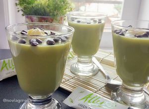Foto resep Silky puding greentea Allure