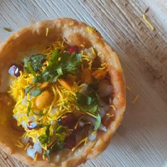 Katori chaat A picture of Katori chaat.