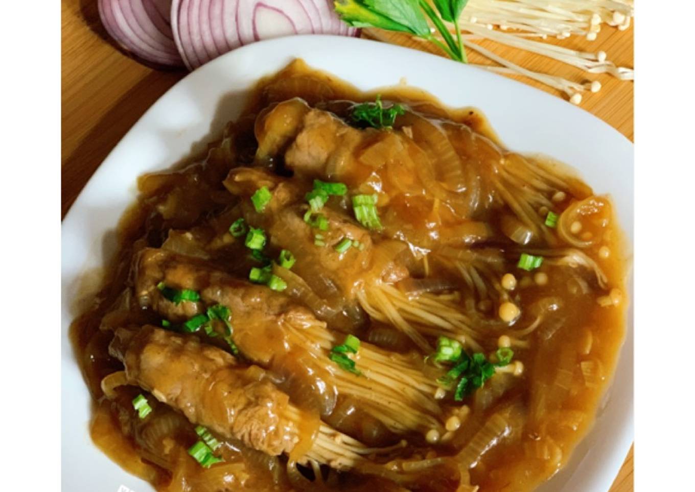 Enoki Gulung Sapi