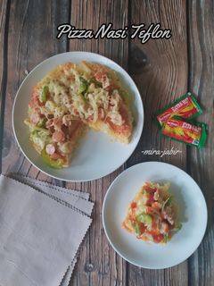 Foto resep Pizza Nasi Teflon