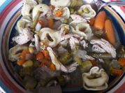 A picture of chicken tortellini