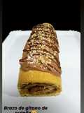 Brazo de gitano de Nutella