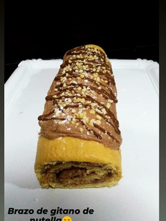 Una foto de Brazo de gitano de Nutella