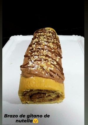 Una foto de Brazo de gitano de Nutella