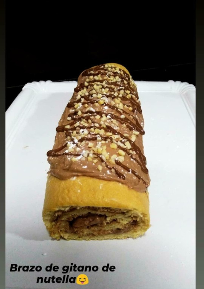 Una foto de Brazo de gitano de Nutella