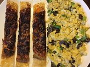 A picture of scrambled tofu