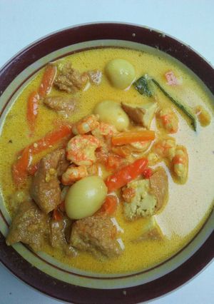 Foto resep Gulai tahu udang