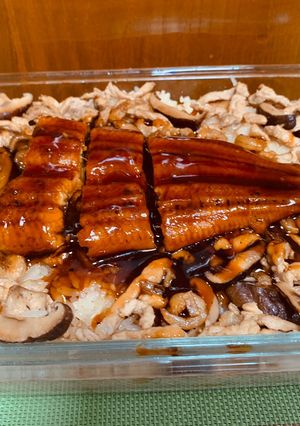 鰻魚油飯 的食譜成品照片