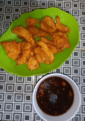 Foto resep Ayam goreng tepung saus Lada hitam