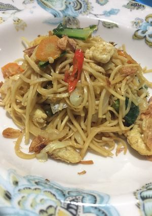 Foto resep Mie goreng tek tek jawa