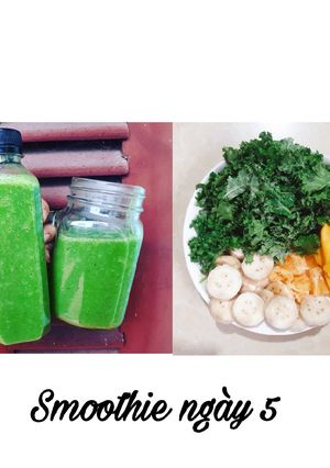 Hình của món Smoothie rau xanh.