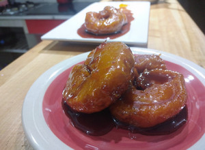 Una foto de Picarones