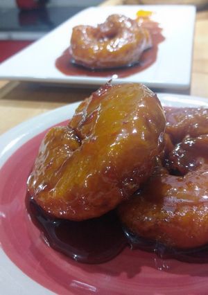 Una foto de Picarones