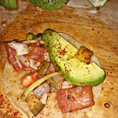 Franks Loaded crispy tortillas A picture of Franks Loaded crispy tortillas.