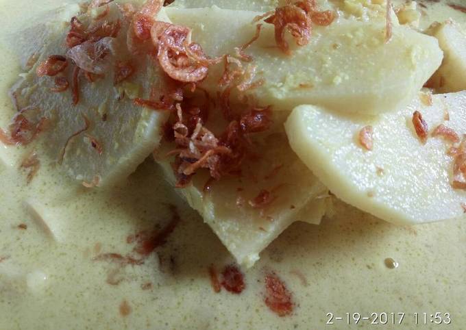 Resep memasak Gulai Rebung&#34;Santan Deli&#34; dijamin nikmat