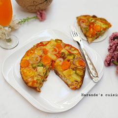 Yam pizza 🍕 A picture of Yam pizza 🍕.