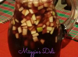 Una foto de Sangria con tinto y ron