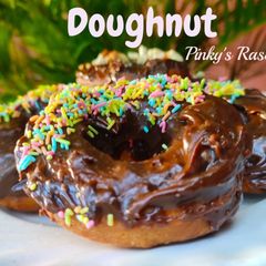 A picture of Eggless Doughnut (without yeast).