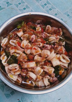 Foto resep Sambel cumi mercon