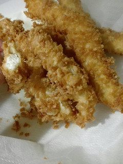 Una foto de Tiras de pollo (acepto recetas de salsa para a acompañar)