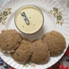 A picture of Vegetable Ragi Idli.