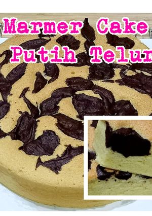 Foto resep Marmer Cake Putih Telur