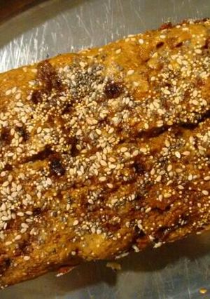 Una foto de Budín integral dulce